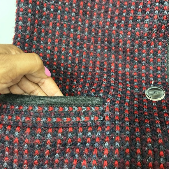 Diane von Furstenberg Wool-blend Tweed Coat (size small) - Picture 12 of 14